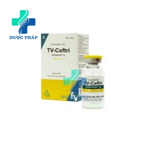 TV-Ceftri 1g TV.Pharm - Điều trị nhiễm khuẩn do vi khuẩn nhạy cảm